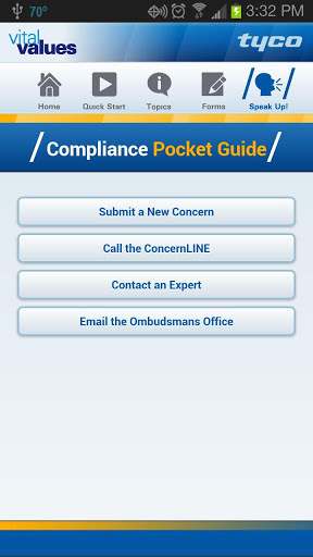 Tyco Compliance Pocket Guide截图3