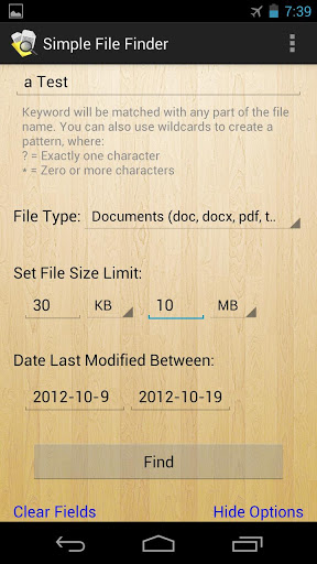 Simple File Finder (Search)截图4