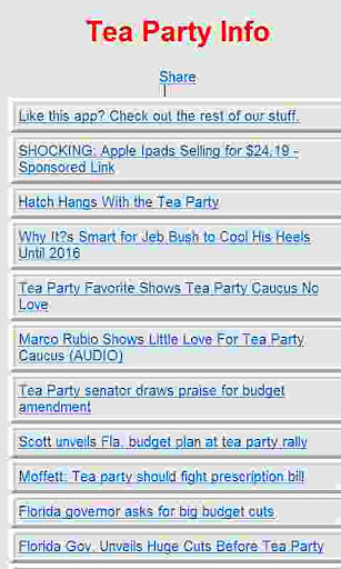 Tea Party News截图2