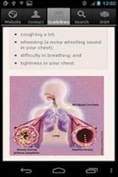 哮喘病人指南截图