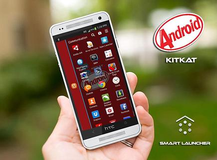 CM Kitkat 4.4 smartlauncher theme截图1