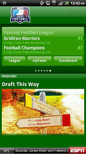 ESPN Fantasy Football 2012截图5