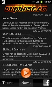 Dubbase.fm Dubstep Radio截图