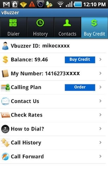Vbuzzer VoIP Free Calls截图