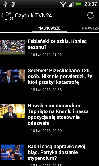 Czytnik TVN24截图5