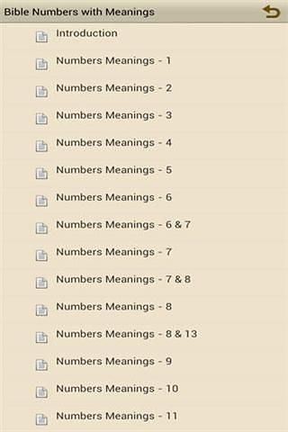 Bible Numbers with Meanings截图2