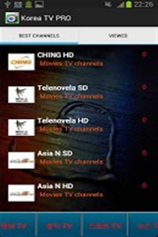 Korea TV PRO截图3