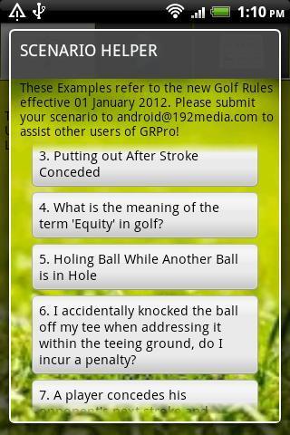 Golf Rules Lite截图2