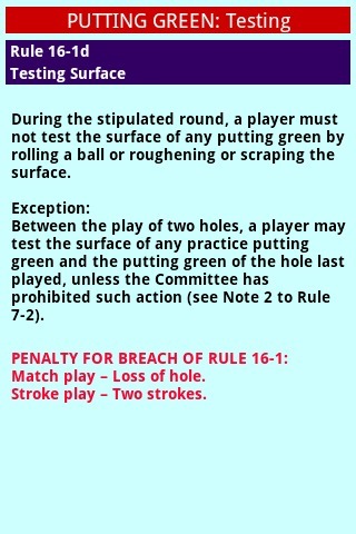 Golf Rules Lite截图6