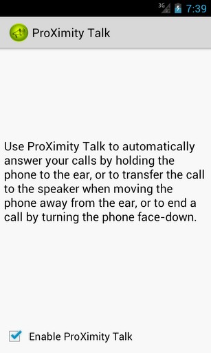 感应接听ProXimity截图1
