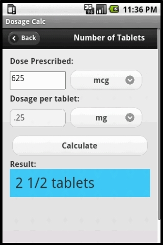 Dosage Calc截图1