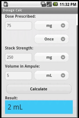 Dosage Calc截图2