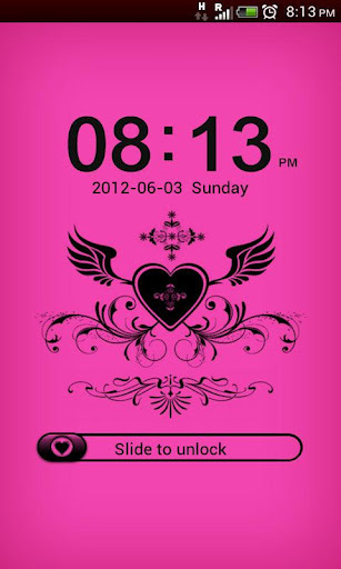 GO Locker Black-Pink Theme截图2