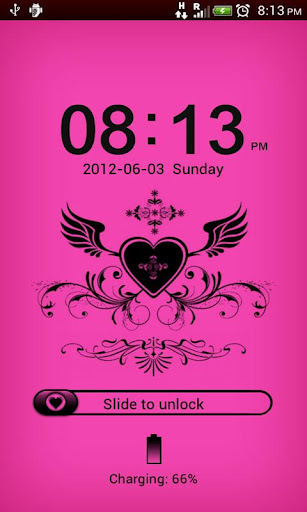 GO Locker Black-Pink Theme截图5