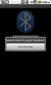 Bluetooth mic test截图