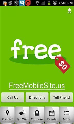 手机网站 FreeMobileSite.us截图1