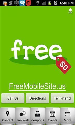 手机网站 FreeMobileSite.us截图3