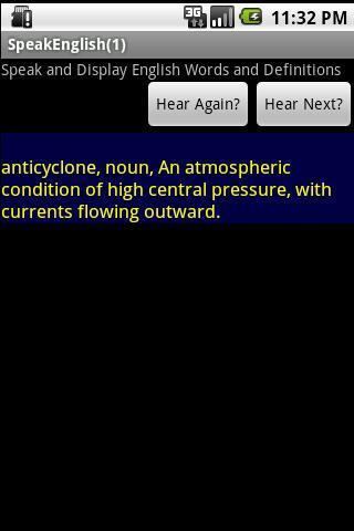 DictionarySpeakLite with 4 sample words截图2