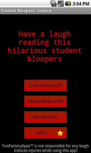 Student Bloopers - Science截图1