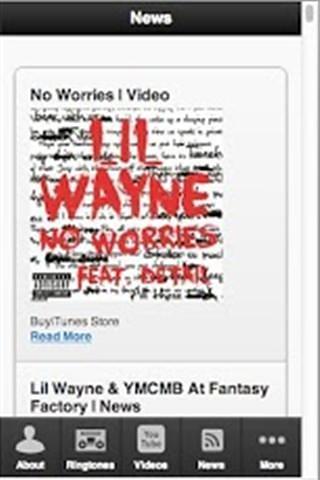 Lil Wayne粉丝应用截图3
