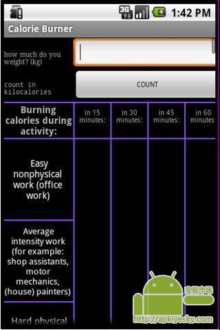 卡路里燃烧器截图2