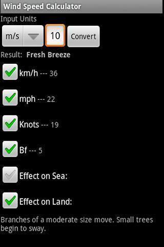 Wind Speed Calculator截图1