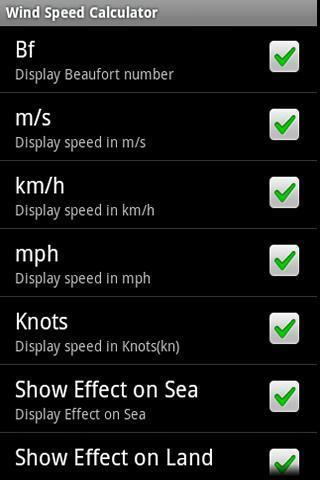 Wind Speed Calculator截图2