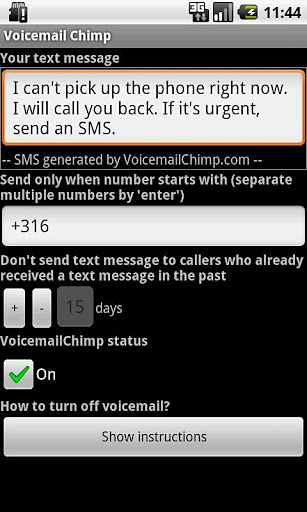 Voicemail Chimp Free截图1