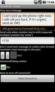 Voicemail Chimp Free截图