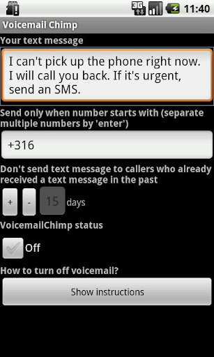 Voicemail Chimp Free截图4