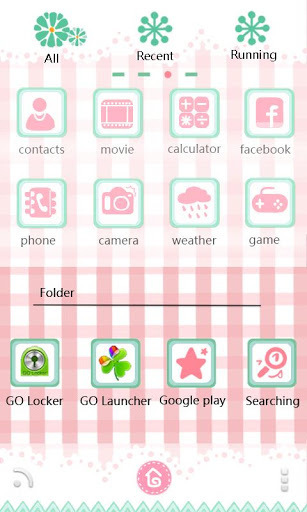 B-ROSE GO LAUNCHER THEME截图1