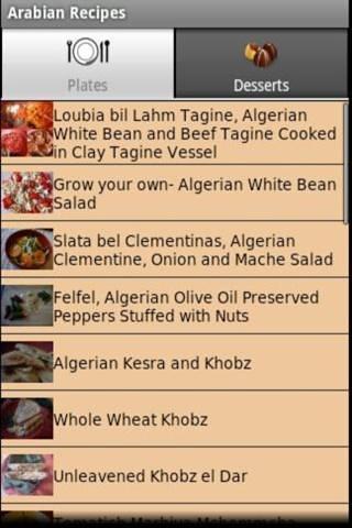 Arabian recipes lite截图1