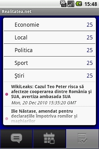Realitatea.net News Reader截图1