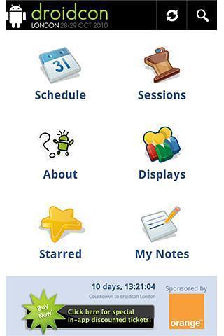 Droidcon London App 2010截图1