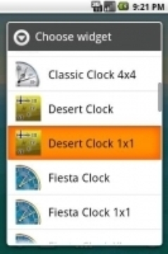 Desert Clock 1x1 截图