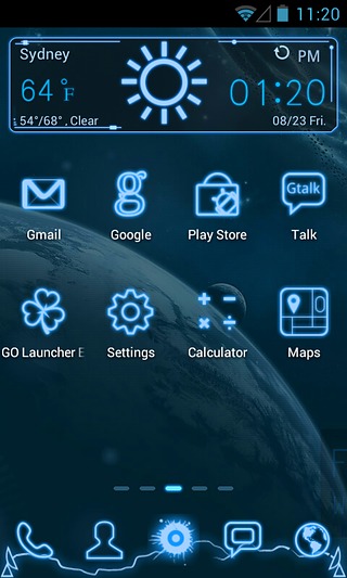 2in1 Theme GO Launcher&Weather截图2