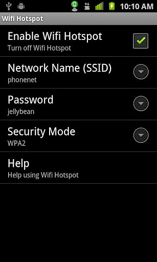 Wifi Hotspot &amp; USB Tether Lite截图3