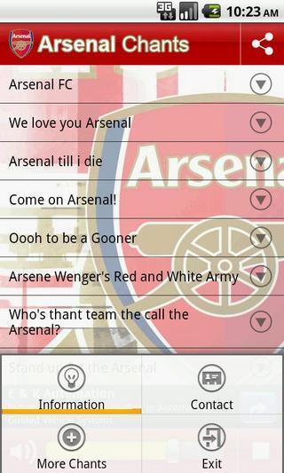 Arsenal Chants截图5