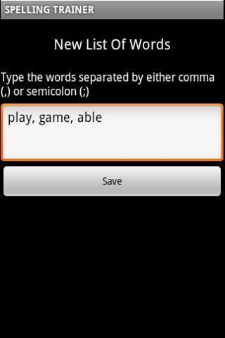 Spelling Trainer截图2