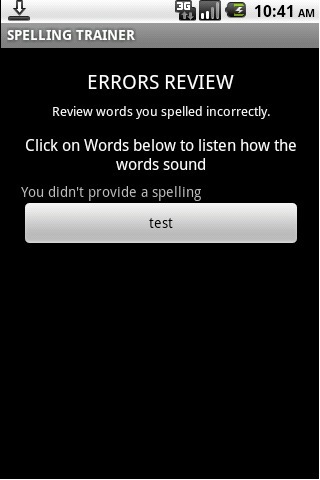 Spelling Trainer截图4