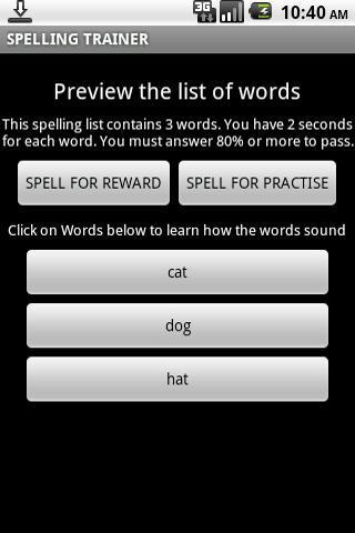 Spelling Trainer截图7
