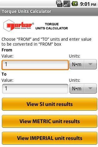 Torque Units Calculator截图2