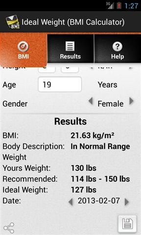 BMI体重测量器截图2