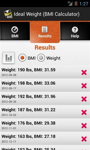 BMI体重测量器截图4
