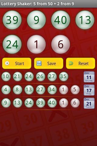 Lottery Shaker截图6