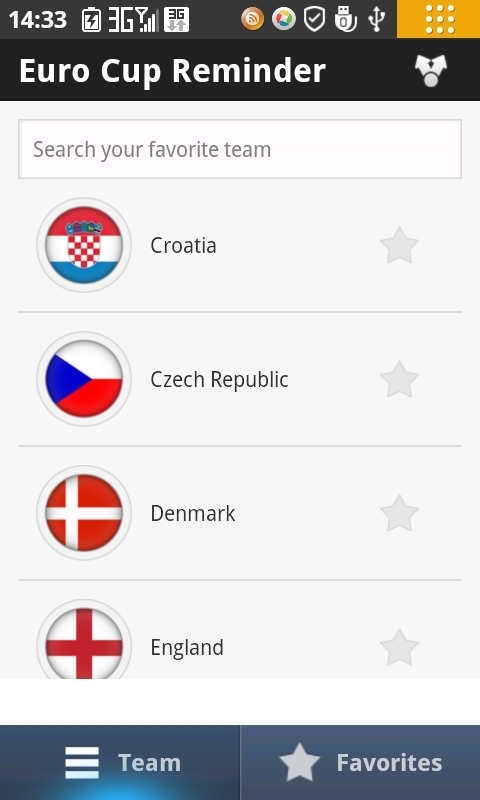 Euro Cup Reminder截图2