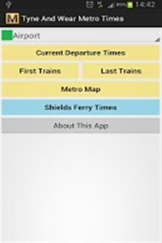 Tyne and Wear Metro Live Times截图1