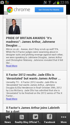 JAMES ARTHUR FAN APP X FACTOR截图1