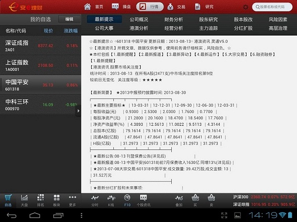 安e理财高端版HD截图3