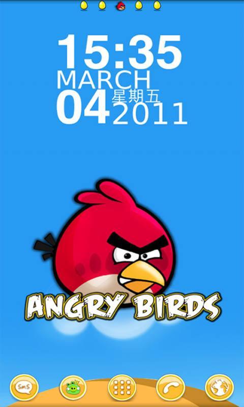 GO主题angry birds截图1